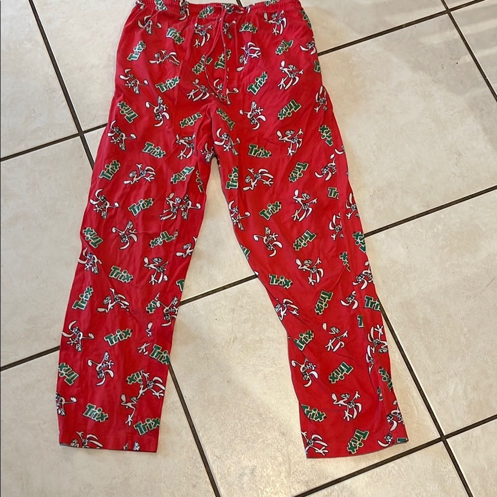 Red Trix Cereal Pajama Pants